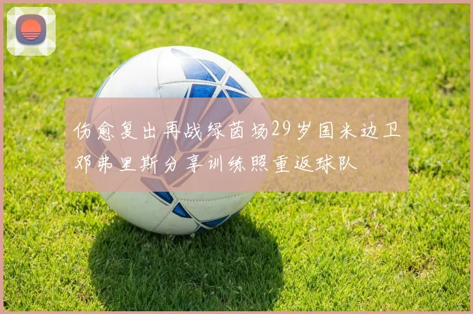 伤愈复出再战绿茵场29岁国米边卫邓弗里斯分享训练照重返球队